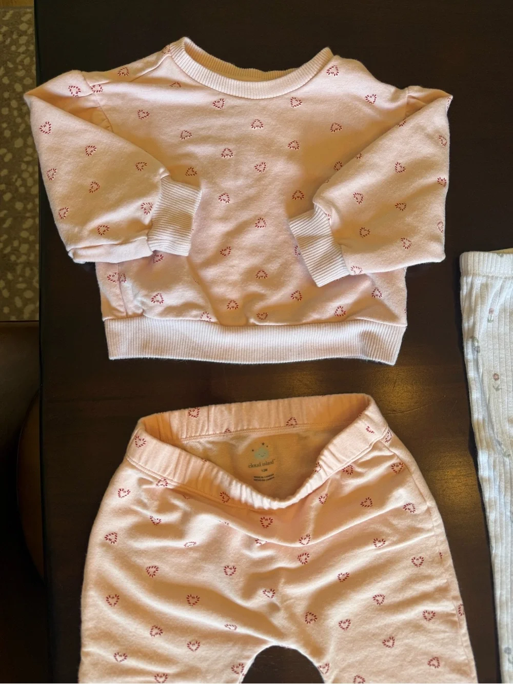 Baby Clothing Lot in Pink, White, Tan, Brown, Blue